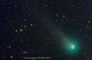 Comet Lovejoy (C2014/Q2) - Taken on 2/23/2015