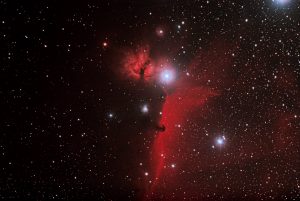 Horsehead Nebula, 2019-12-28 & 29. 4.25 inch f/3.9. 2 hours